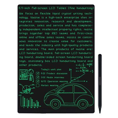 【YF】 11.5-inch Full Screen Superfine Handwriting LCD Writing Tablet Electronic Drawing Board Kids Graffiti Painting Memo Learn Pads