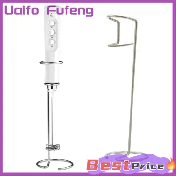Kitchen Electric Milk Frother Stand Egg Milk Mixer Rack Egg Beater