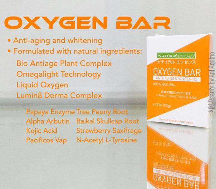 Naturacentials Oxygen Bar Soap, Anti-Aging, Smoothening and Whitening
