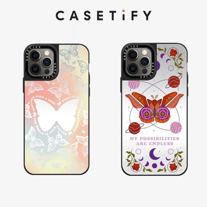 Original Space Moth CASETiFY You Give Me Butterflies Plating Casing