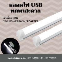 KD-0092 หลอดไฟ LED เอนกประสงค์ ชาร์จไฟในตัว+ใช้พาวเวอร์แบงค์ชาร์จมือถือได้ ต่อเข้ากับพาวเวอร์แบงค์ คอมพิวเตอร์ พัดลมที่มีช่อง USB