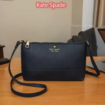Buy Kate Spade Darcy Refined Grain Leather Small Bucket Bag Crossbody  (Ocean Fog) at Amazon.in