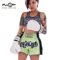 Fluory fire base boxing pants women mixed martial arts shorts adult sanda clothing muay thai pants mens breathable mesh