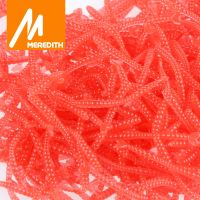 【hot】♕ Meredith 200pcs Smell Worm Lures 2cm Hot-selling Soft Bait Carp Fishing Set Artificial Tackle JXC01-2