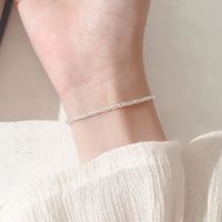 Shiny Simple S925 Silver Bangle ashion Jewelry Titanium Steel celet