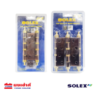 SOLEX บานพับประตูเหล็กแกนใหญ่ 4 แหวนหัวจุก รุ่น 4315 ACB บานพับ บานพับประตู