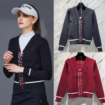 [COD] and winter Korean single golf three-dimensional twist cardigan ladies all-match knitted jacket