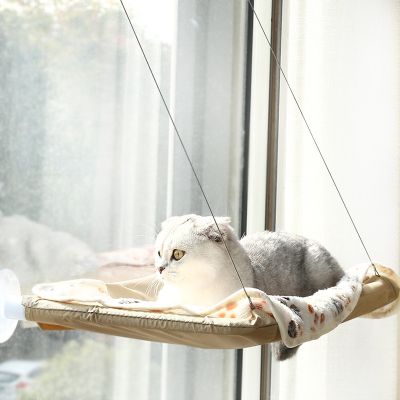 【Ewyn】เปลแมว เปลแมวติดกระจก ขนาดใหญ่ รับน้ำหนักได้ถึง 15kg ที่นอนแมว ของเล่นแมวปลแมว