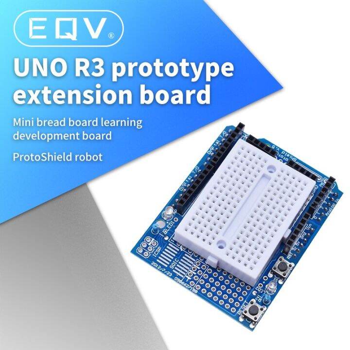 Uno Proto Shield Prototype Expansion Board With Syb-170 Mini Bread ...