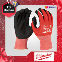 MILWAUKEE 48-22-8901 ถุงมือ DIPPED GLOVES CUT LEVEL 1 มีให้เลือก ขนาด M