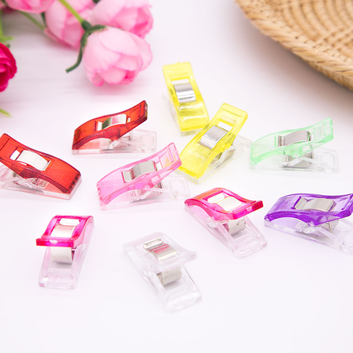 คลิปหนีบผ้า 10 ชิ้น Patchwork Plastic Clips Lazada.co.th
