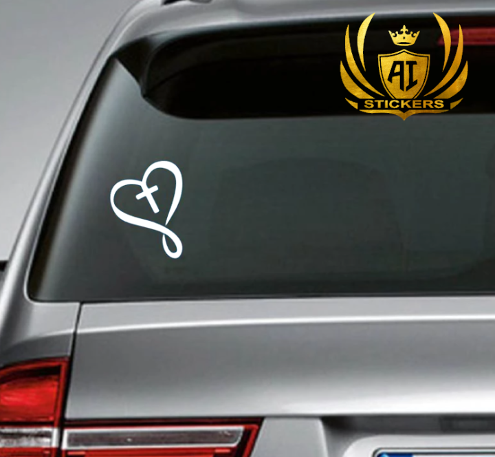 Christian car decal , Love for God is Infinite vinyl car decal sticker ...