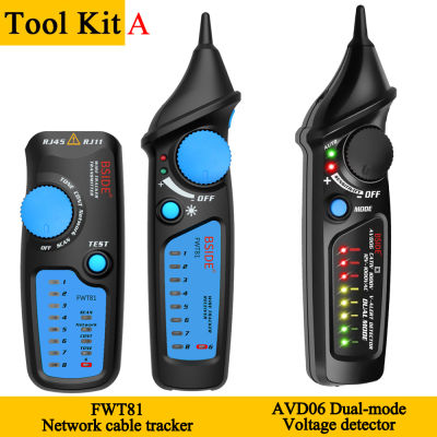 Network cable tracker detecteur BSIDE FWT81 RJ1145 Lan Ethernet Phone wire tester Finder ecom Tool electrified work 48V