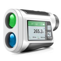 【LZ】▲  LCD Touch Screen Golf Rangefinder Inclinação do altofalante do medidor de distância USB recarregável Ampliação 6X 600m 800m