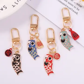 Live hot sale fish keyring