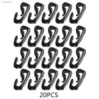 ❈☾ 20Pcs Lanyard Hooks Bulk Nylon Plastic Hooks for Lanyards Snap Clips Clasps Basic Buckle Lanyard Hooks for Hanging Black