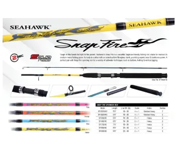 Seahawk Spinning Atlas GT Proper Fishing Rod 《Extra Heavy Action❗❗》+《2-Section  with High Density EVA Handle❗❗》