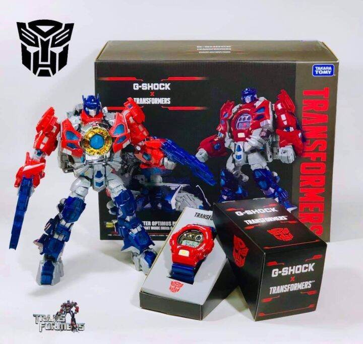 G SHOCK X TRANSFORMERS MASTER OPTIMUS PRIME Limited Edition รุ่น DW ...