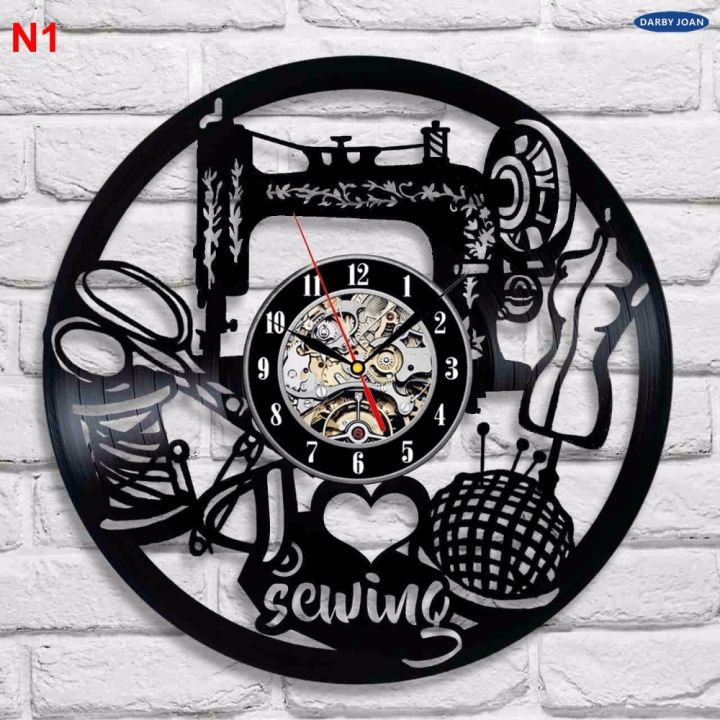 sewing-salon-wall-clock-tailoring-vinyl-record-clock-12inch-30-cm-tailor-gift-black-clockface