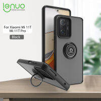 Lenuo เคสโทรศัพท์สำหรับ Xiaomi 11T Mi 11T Pro 11 Lite 11 Ultra 5G,เคสแม่เหล็กกันกระแทกพร้อมขาตั้งแหวนด้านหลังแฟชั่นป้องกันการตก