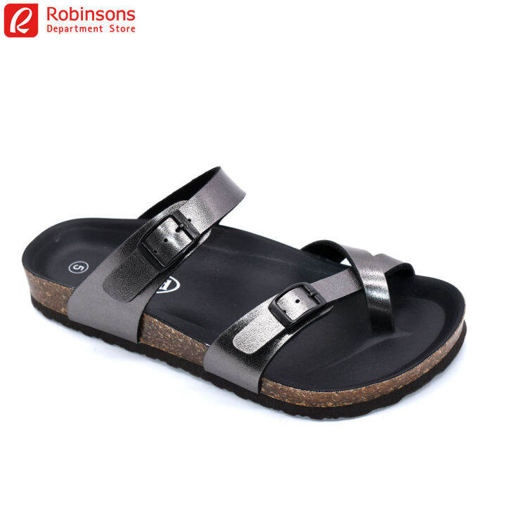 Outland Ladies19608 Auckland Sandals (Met Gray) Lazada PH