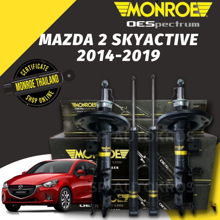 monroe-โช้คอัพ-mazda-2-skyactive-2014-2019-เครื่องเบนซิน-เครื่องดีเซล-รุ่น-oespectrum