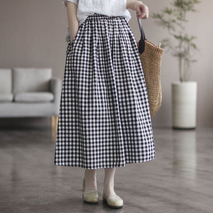 Plaid skirt outlet lazada