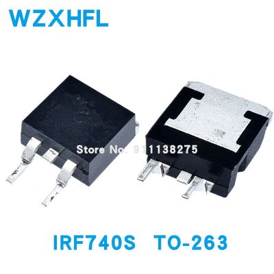 10PCS IRF740STRLPBF TO-263 IRF740S TO263 F740S IRF740 D2PAK 10A 400V SMD MOSFET new and original IC Chipset WATTY Electronics