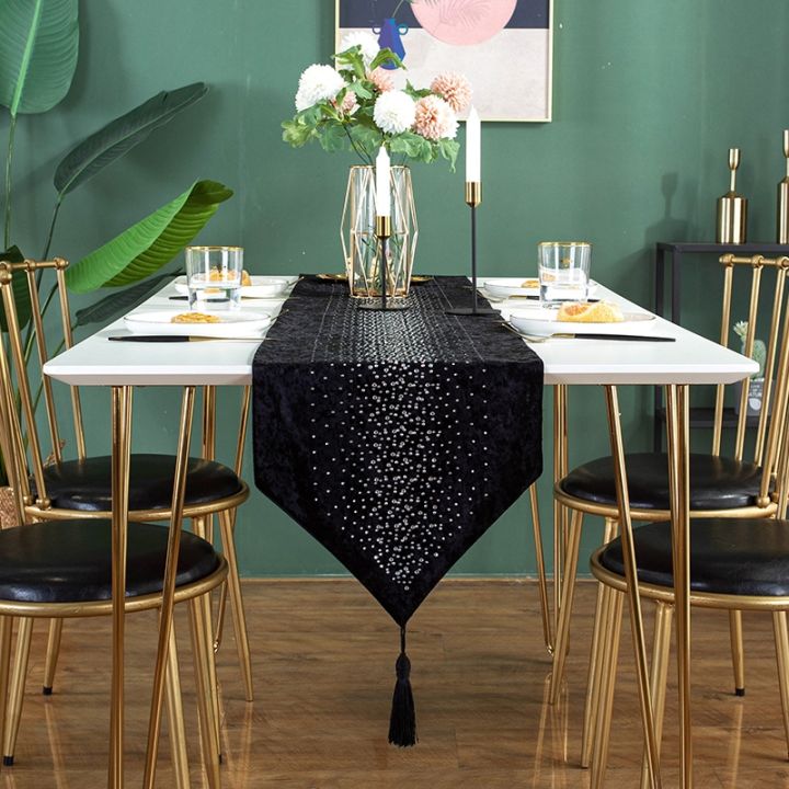 junwell-fashion-modern-table-runner-ironing-diamond-2-layers-runner-table-cloth-with-tassels-cutwork-embroidered-table-runner