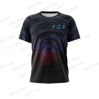 T SHIRT   ♙✿۞2023 new motocross shirt hpit Foxs sportswear racing mountain bike mtb bike shirt offroad dh（free custom NAME&amp;LOGO)