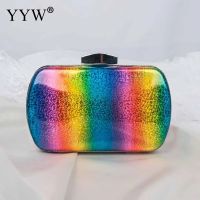 【YD】 Fashion Evening Designer Wedding Clutch Purse Female Jelly Chain Shoulder