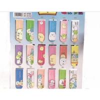 6 Pcs San-X Sumikko Gurashi Cute animal Magnetic Bookmarks Book Paper Clips kids Page Holder Stationery Office boy girl gift