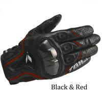 Motorcycle rider gloves, leather motorcycle carbon fiber gloves, rider anti slip and anti drop racing gloves