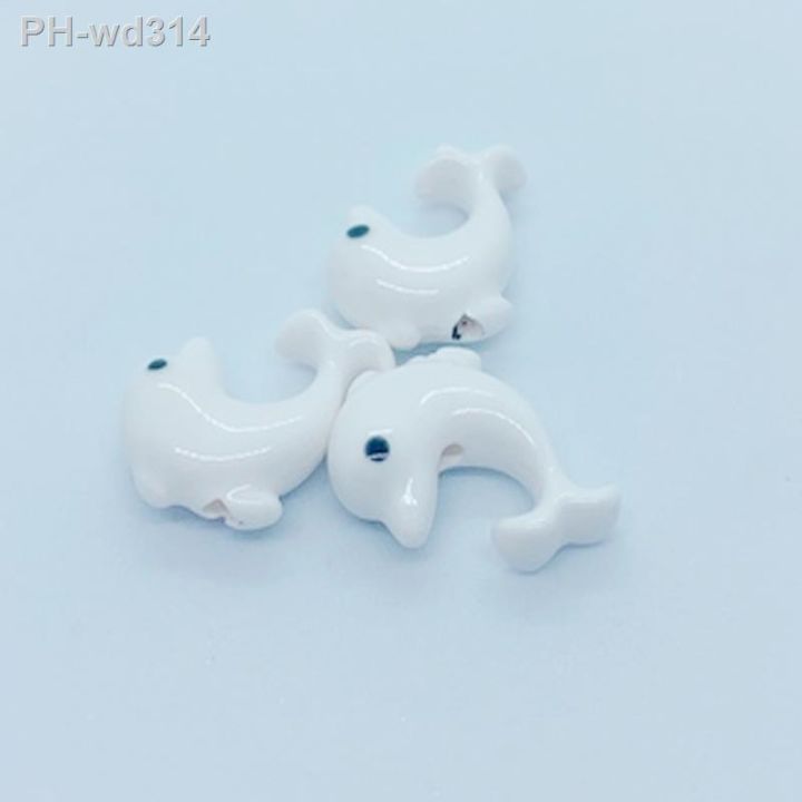 20pcs-22x17mm-little-dolphin-ceramic-beads-for-jewelry-making-cute-animal-porcelain-bead-diy-bracelet-necklace-earring