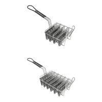 Kitchen Fried Cooking French Fries Basket Tortilla Fry Basket for Deep Fat Fryer Basket Stainless Steel