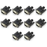 10X VGA Virtual Display Adapter Male Dummy Plug EDID Headless Ghost Emulator Lock Plate