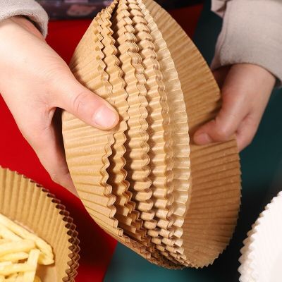 Airfryer Baking Paper Oil-Proof and Oil-Absorbing Air Fryer Disposable Baking Paper Liner for Barbecue Plate Round Oven Pan Pad