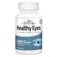 Healthy Eyes With Lutein 60 เม็ด (21st Century) วิตามินบำรุงดวงตา ผสม ลูติน เพื่อสุขภาพของดวงตาที่แข็งแรง