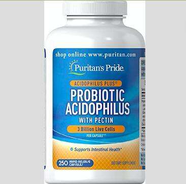 puritan's pride probiotic acidophilus with pectin 3 billion live cells ...