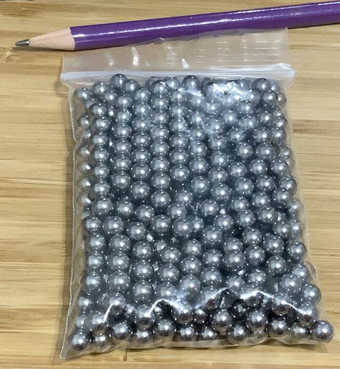 6 มิล 345 เม็ด Ball Steel เม็ดกลมเหล็ก เกรด G200 Steel Ball Dia 6mm Th 1839