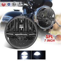 DOT Appoved สีดำ7ไฟหน้า LED นิ้วสำหรับ Kawasaki Vulcan VN 500 750 800 900 1600 1500 1700สำหรับ600 Ducati 1000มอนสเตอร์93-08