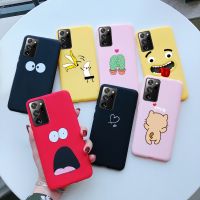 Case on for Samsung Galaxy Note 20 20Ultra Samsung Note20 Ultra Case Cartoon Soft Cute Silicone Phone back Protector Cover Cases