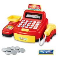 Kid Simulation Electronic Cash Register Toy Set Children Toys Counter Verification Role Pretend Play Cashier Toy Gift