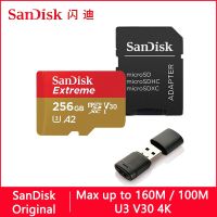 Sandisk Extreme/อัลตร้าไมโคร SD 128 GB 32GB 64GB 256GB การ์ดความจำ32 64GB การ์ด SD Micro SD/TF U1การ์ดความจำความเร็วสูง U3 4K