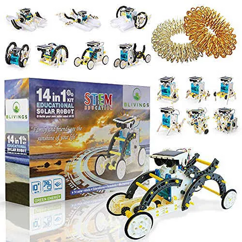 Stem Projects for Kids, Robotics Kit, Robot Making Kit, Solar Robot Kit