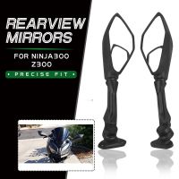 For Kawasaki Ninja 250 ZX 6R 636 300R EX300 ABS 11-18 Ninja 400 2018-2022 Ninja 300 Mirrors Motorcycle Rearview Mirror Rear View Mirrors