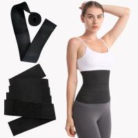 【LZ】 Cintura feminina bandagem wrap trimmer cinto cintura trainer shaperwear controle de barriga emagrecimento queima de gordura para cinto bainha pós-parto