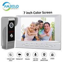 【LZ】 Anjielosmart 7 Inch Video Porteiro Intercom Smart Home Security Protection System Interfone Doorbell Camera for Apartment Domofo