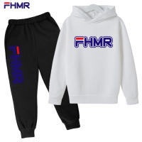 เสื้อสเวตเชิ้ตแขนยาว FHMR เสื้อฮู้ดทารกและกางเกงแบบสวมหัวสำหรับเด็กเล็กเด็กผู้หญิงชุดฤดูใบไม้ร่วงและฤดูหนาวผ้าฟลีซคอตตอนเสื้อกันหนาวลายการ์ตูนสูทกางเกงขายาว0000