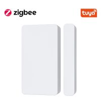 Tuya Smart ZigBee Door Window Contact Sensor Smart Home Wireless Door Detectors Open/Close APP Remote Alarm Household Security Systems Household Secur